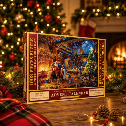 Finnja Adventskalender Weihnachtsgeschenke – 1008 Teile Puzzle
