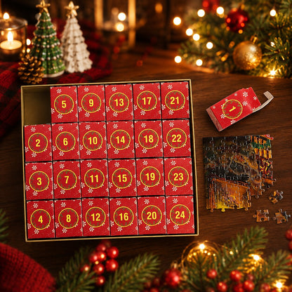 Finnja Adventskalender Weihnachtsgeschenke – 1008 Teile Puzzle