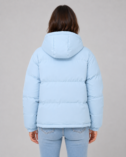 Metteline | Winterjacke Damen Gesteppt mit Kapuze und Kordelzug