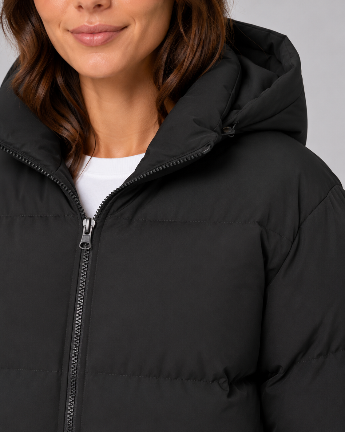 Metteline | Winterjacke Damen Gesteppt mit Kapuze und Kordelzug