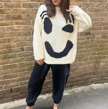 Solene | Rollkragen Pullover Damen Oversize Rippstrick